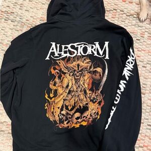 Alestorm Black Pirate Graphic Hoodie